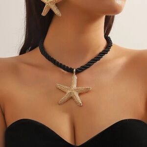 Starfish necklace set